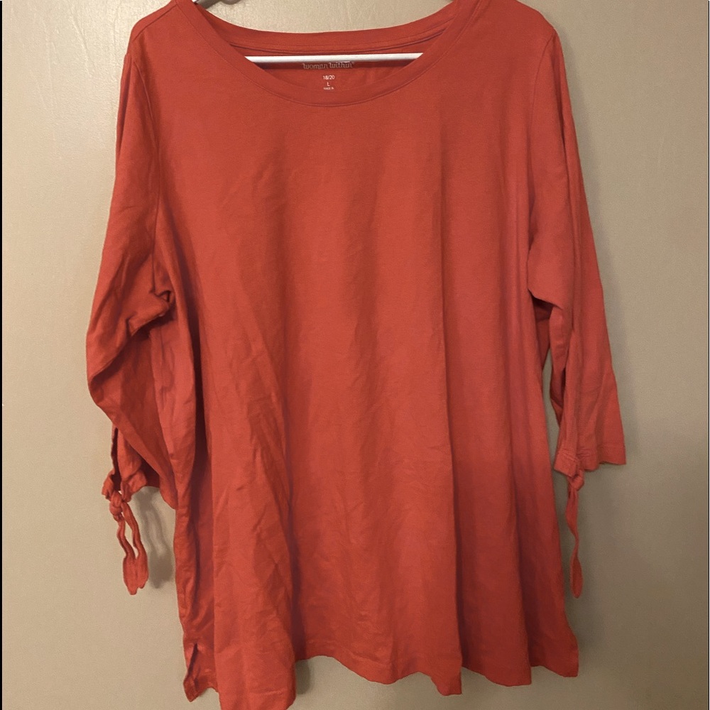 Woman Within 3/4 sleeve top 18/20
